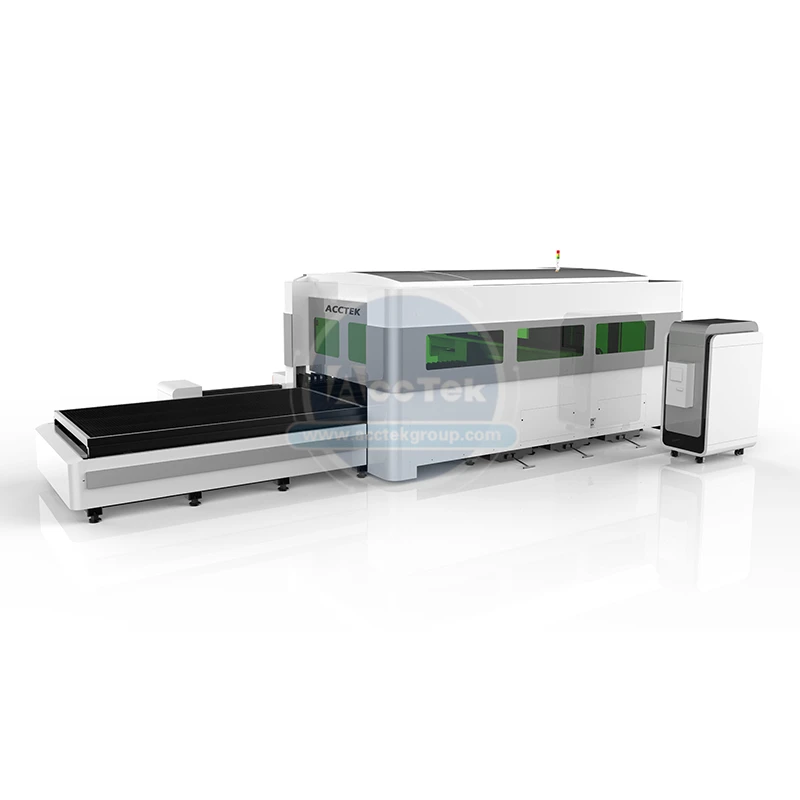 6000W 8000w 12000w Big Power Raycus IPG Laser Cutting Machine Fiber AKJ1530FBR For Tube Metal Cutitng Aluminum Brass Copper