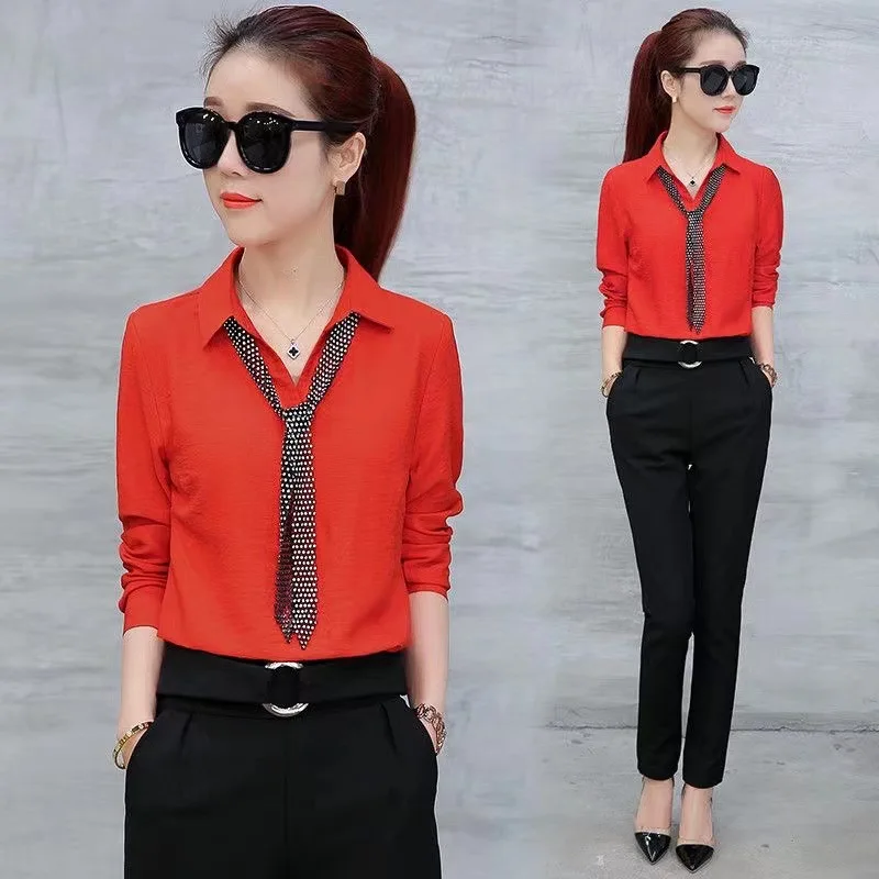 Catene per cravatte con strass europee e americane Collana per cravatte da donna Accessori per abiti da sposa Cravatta alla moda e alla moda