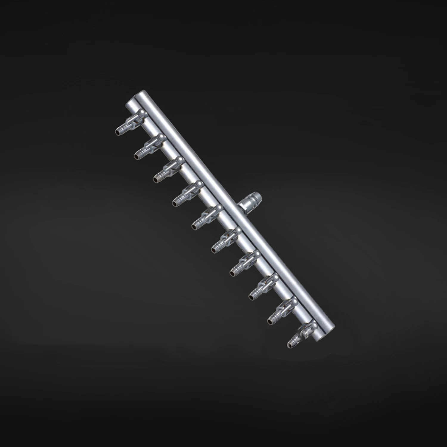 Air Pump Splitters Stainless Steel Metal Air Distributors Distribute Air Flow Inlet 8mm And Outlet 4mm Fish Aquarium Accessories