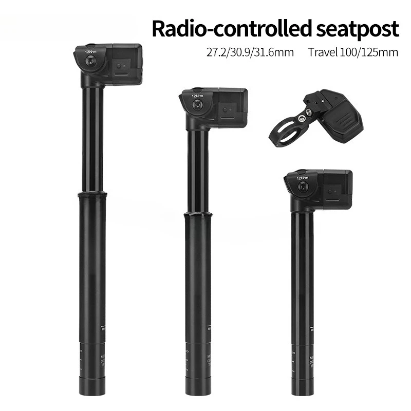 New design wireless remote control for adjustable seat bar 27.2/30. 9/31.6 mm 350/400 mm telescopic hill