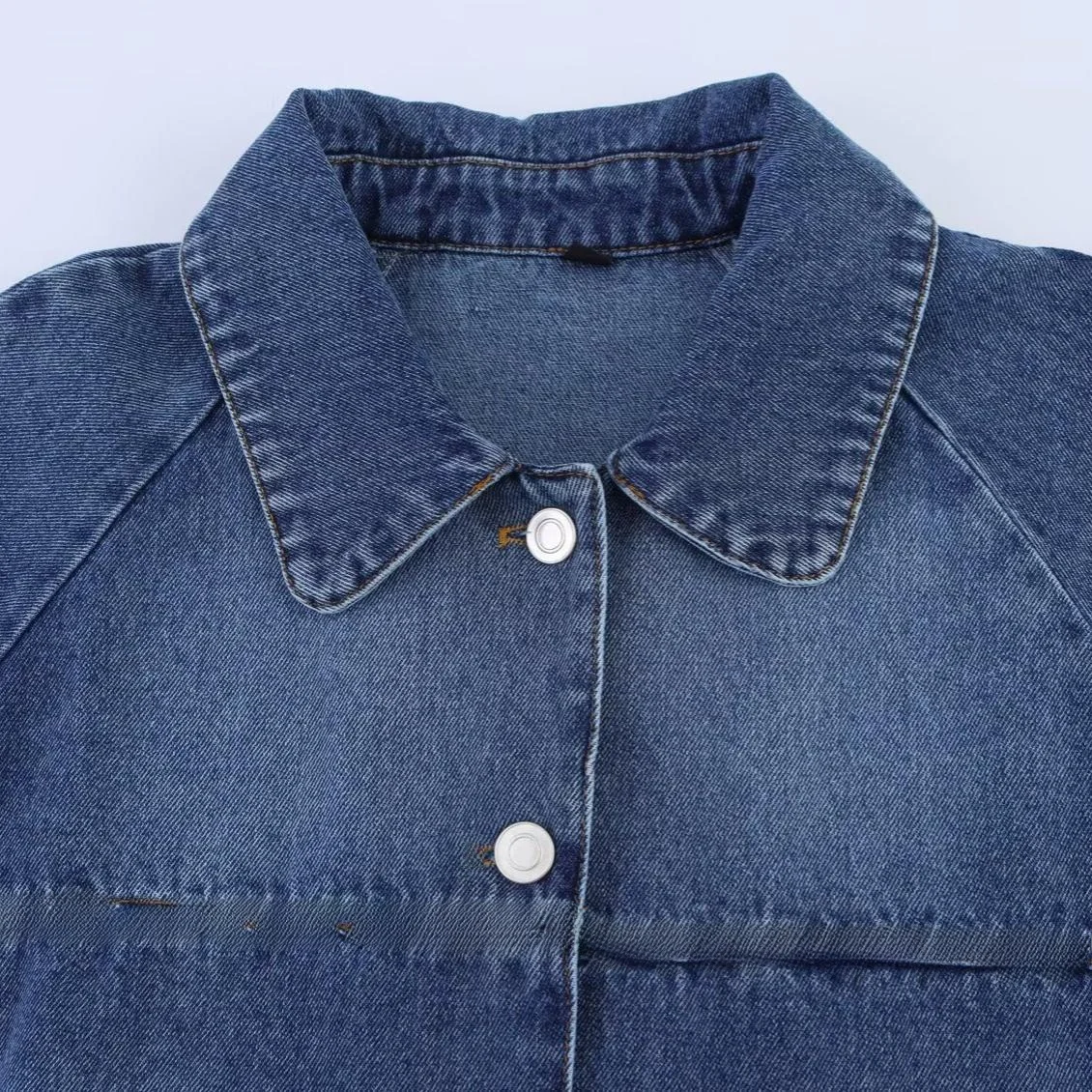 

Женская модная универсальная свободная куртка Ne Denim Jaet ort Верхняя одежда из полиэфирного волокна, лето 202, женское пальто китайского производства