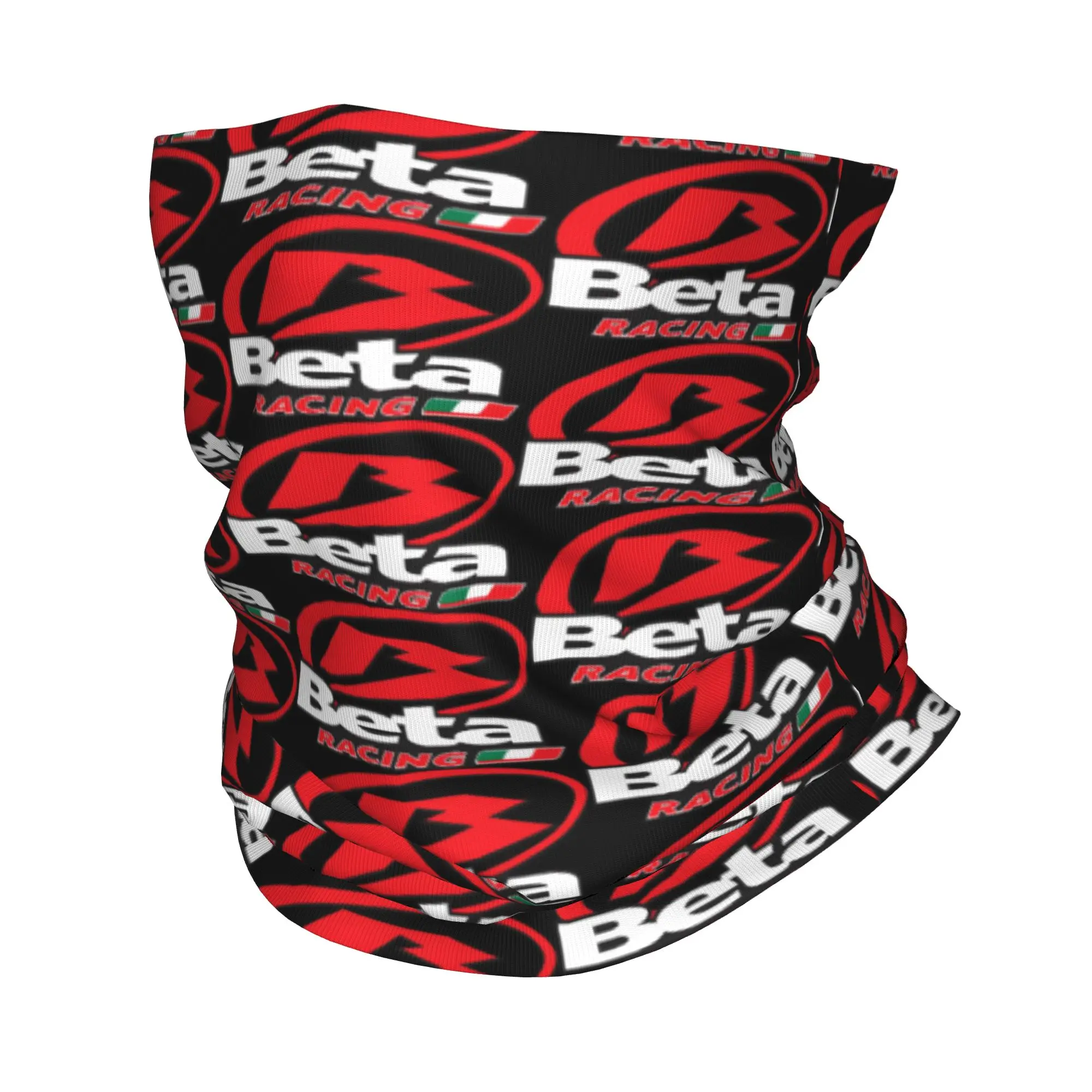 Custom B-Betaed Motor Bandana Neck Gaiter for Hiking Running Women Men Wrap Scarf Motorcycle Racing Balaclava Warmer