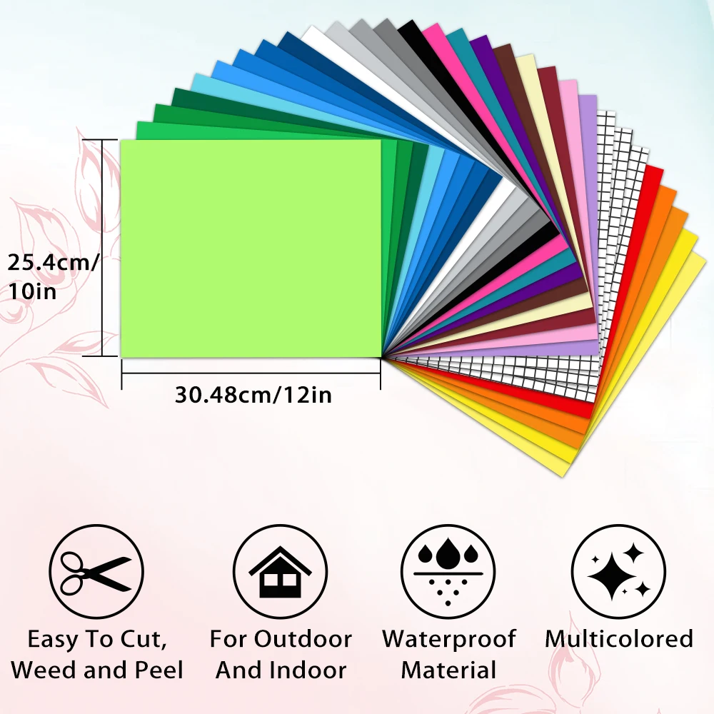 ملصقات كتابة الحروف اللاصقة ، 3 ملصقات نقل من كلوريد البولي فينيل ، فينيل مجمع ، أفلام ذاتية اللصق ذاتية الصنع ، غير قابلة للطي ، 27 لون