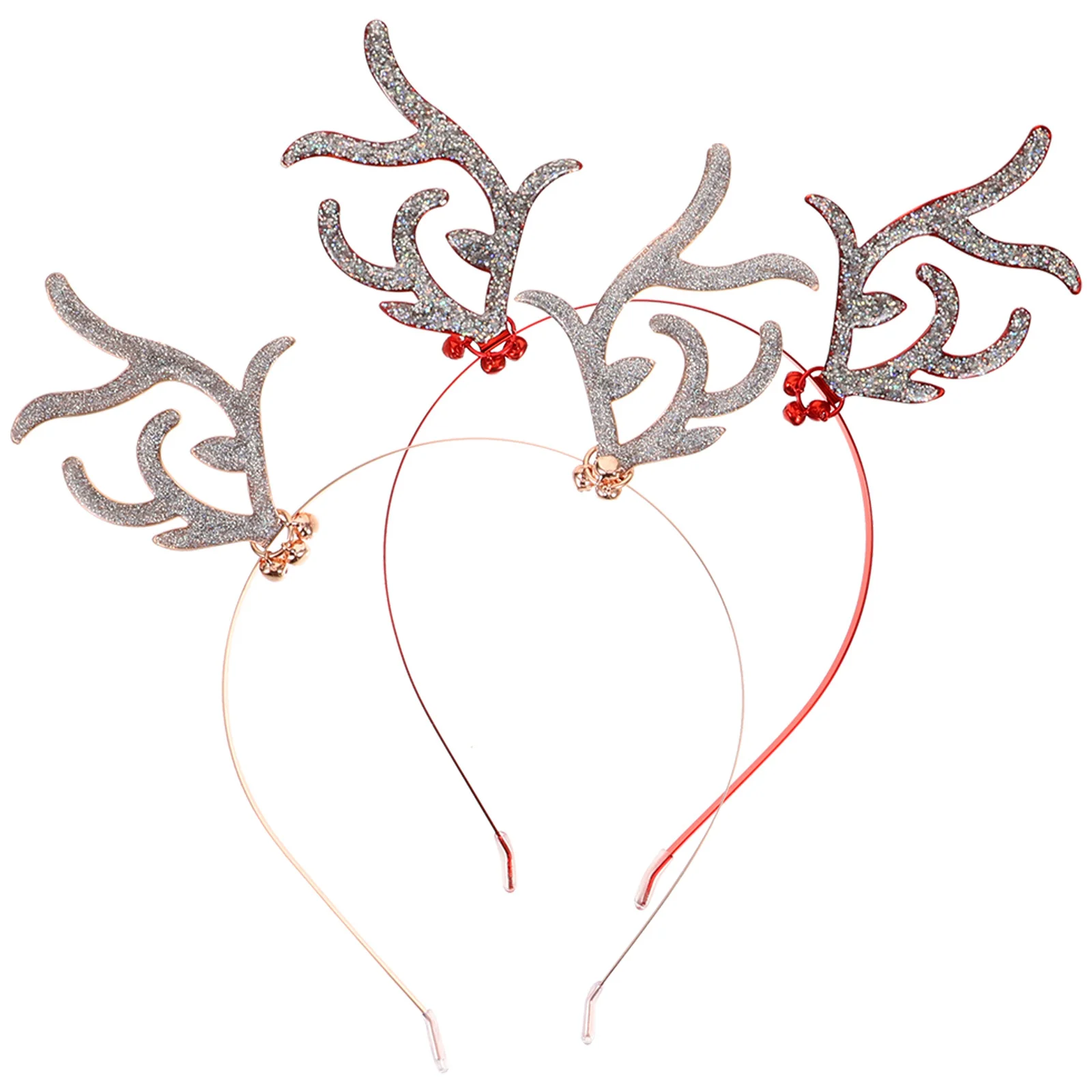

2Pcs Christmas Deer Horn Hair Hoops Festival Headband Creative Party Props Unique Decoration Deer Horn Hair Band