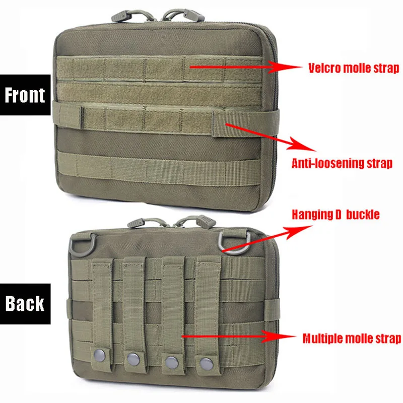 Imagem -03 - Outdoor Emt Sport Bolsa Kit Médico Molle Pouch Pacote de Emergência Camping Hunting Utility Edc Bag