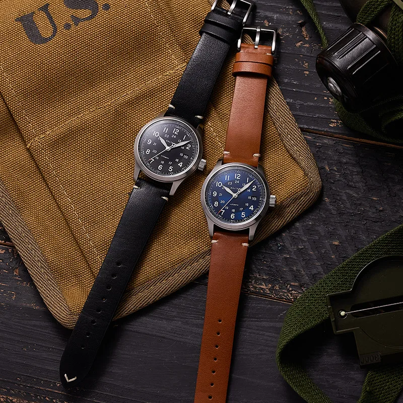 Baltany Field Jam Tangan Pria S2049 10ATM Tahan Air Baja Tahan Karat 39Mm Casing Kalender NH35 Jam Tangan Mekanis Otomatis Fon Pria