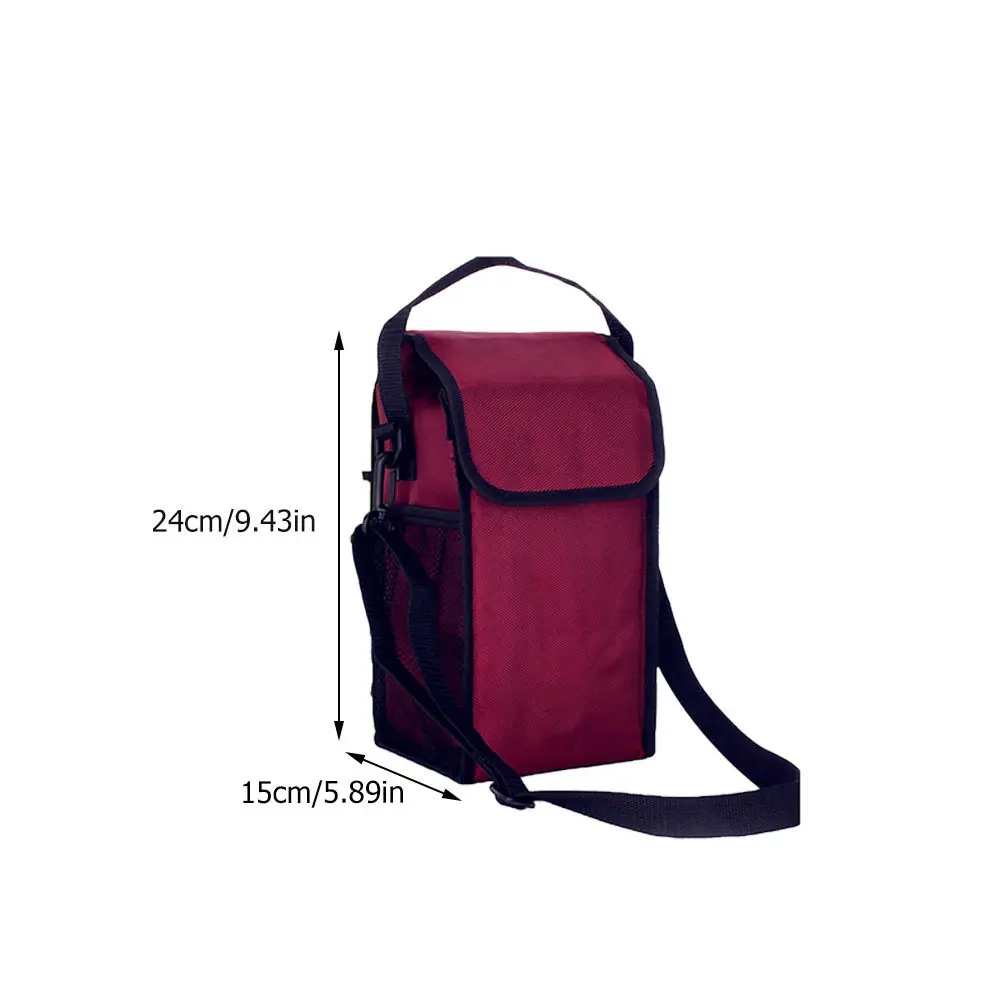 2 قطعة حقيبة نزهة معزولة أكسفورد القماش المحمولة علب الاغذية حفظ الطعام في الهواء الطلق التخييم شواء السفر التنزه التخزين