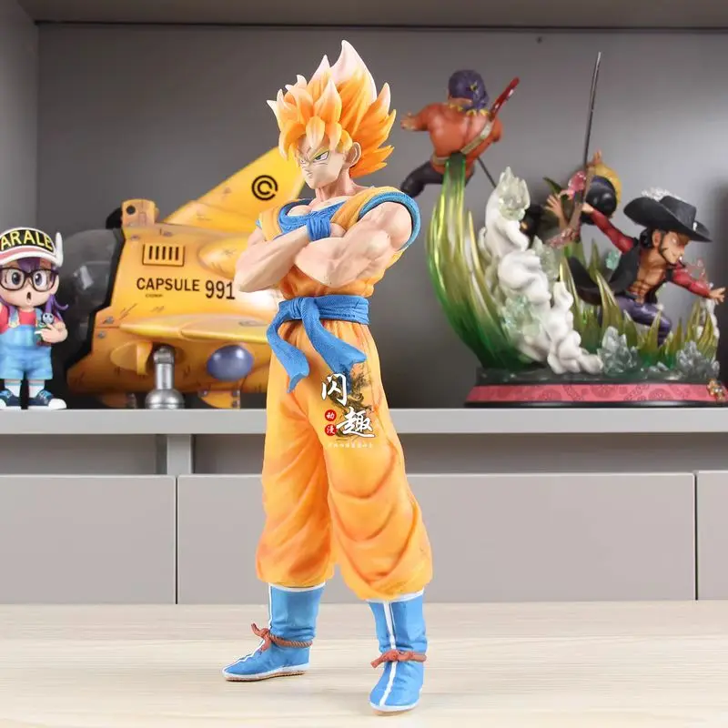 30cm Son Goku modelo Dragon Ball Z figura de acción Anime DBZ Super Saiyan Figuras colección muñeca adornos juguetes regalo para niños