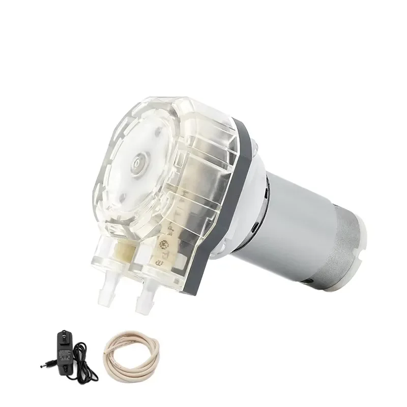 24V Micro Peristaltic Pump 490ml Min Flow Rate Long Service Life Easy Maintenance For Swimming Pool Water Treatment System