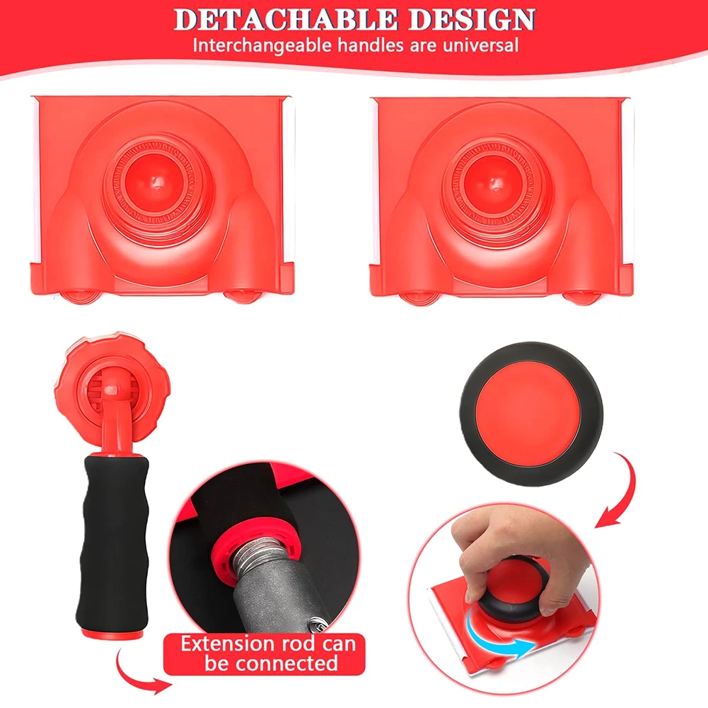 A23E-Paint Edger Set Cutting In Tools For Painting Walls And Ceilings, Paint Pads Edging Tool With Sponges And Gloves - view 2