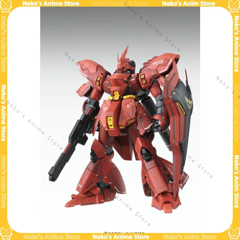 【Disponibile】BANDAI MG 1/100 Sazabi Gundam Char's Ver.Ka Modello Kit Action Figure Anime Modello Desktop Doll Da Collezione Regalo