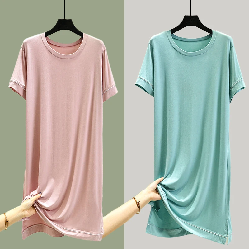 

Свободные женские летние тонкие ор Све Dr Versatile размера плюс средней длины f Sve Home Dr Simple Sle Casual ...