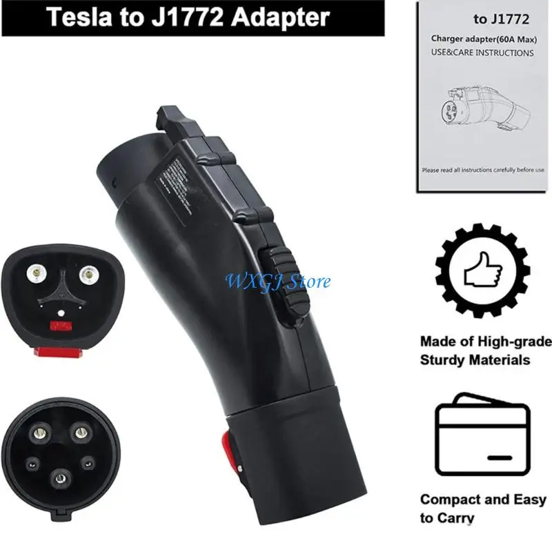 

37JE J1772 EV Adapter Adapter Universal Electric Adan Adapter с защитой от перегрузки и легкой установкой