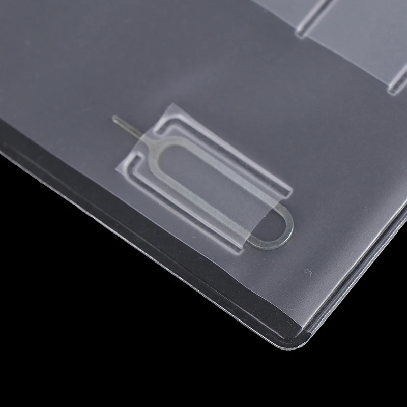 Universal Transparent Memory Card 6 Sim Card Holder Case Storage Case Box Bag Easy Carry Portable Protector Sleeves Pin Holder