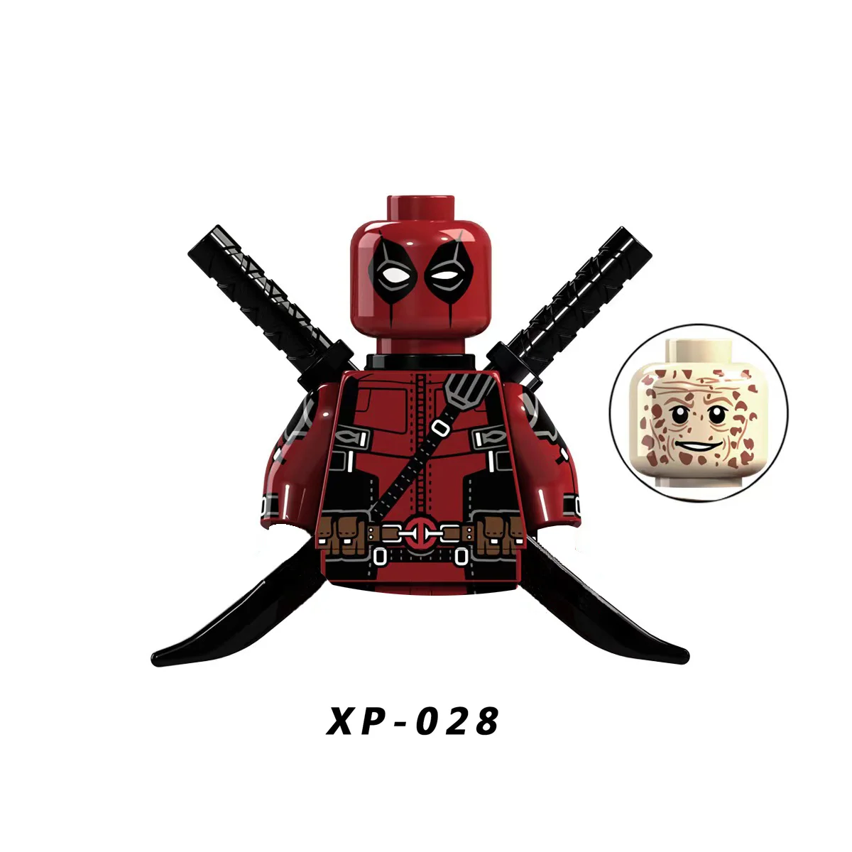 Marvel Deadpool Spider-Man classic character building blocks brick toy mini model doll children's holiday birthday gift