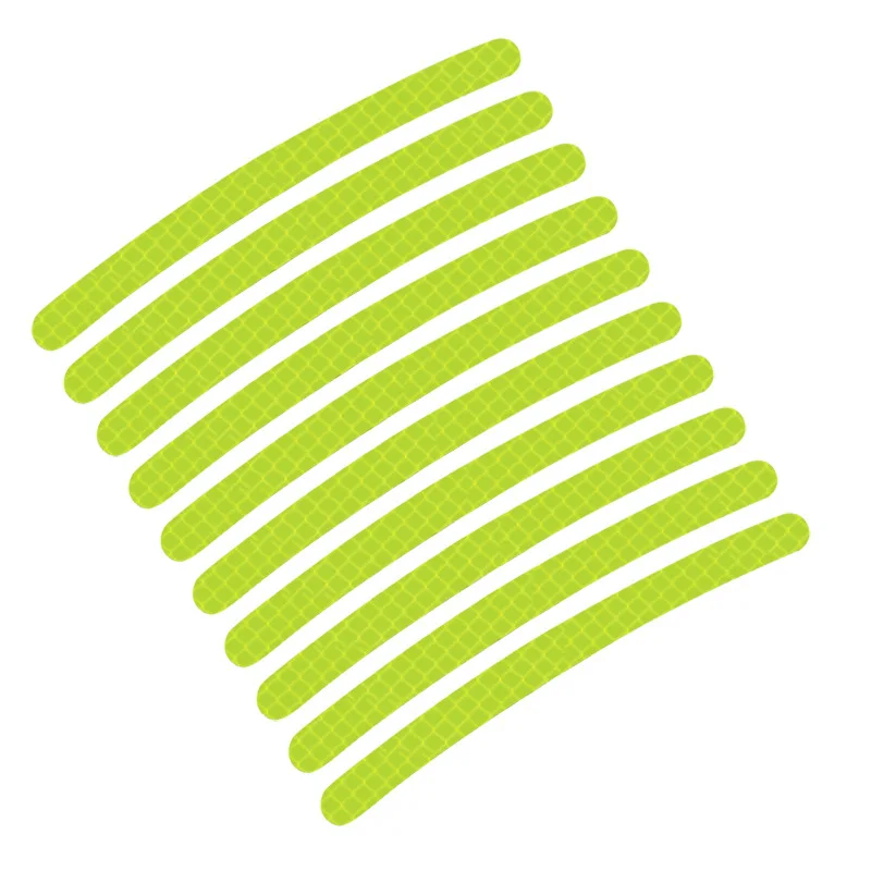 New Car Wheel Hub Reflective Strip, Door Safety Opening Warning Sticker Tape, Car Rear Warning Reflective Tape, Car Accessories