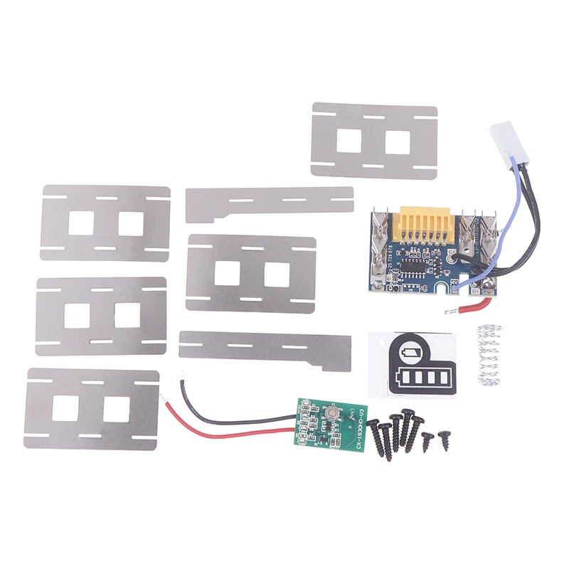علبة بطارية BL1890 مع لوحة دوائر كهربائية لصندوق شل ذاتي الصنع 18 فولت مع حماية شحن لوحة دارات مطبوعة BMS يمكن تثبيت 15 بطارية #5