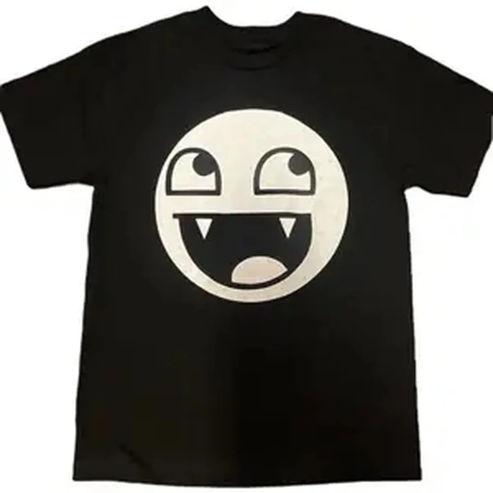 Epic Face Vampire T Shirt Y2K Goth Emo Scene Tapout Affliction Relaxed Soft