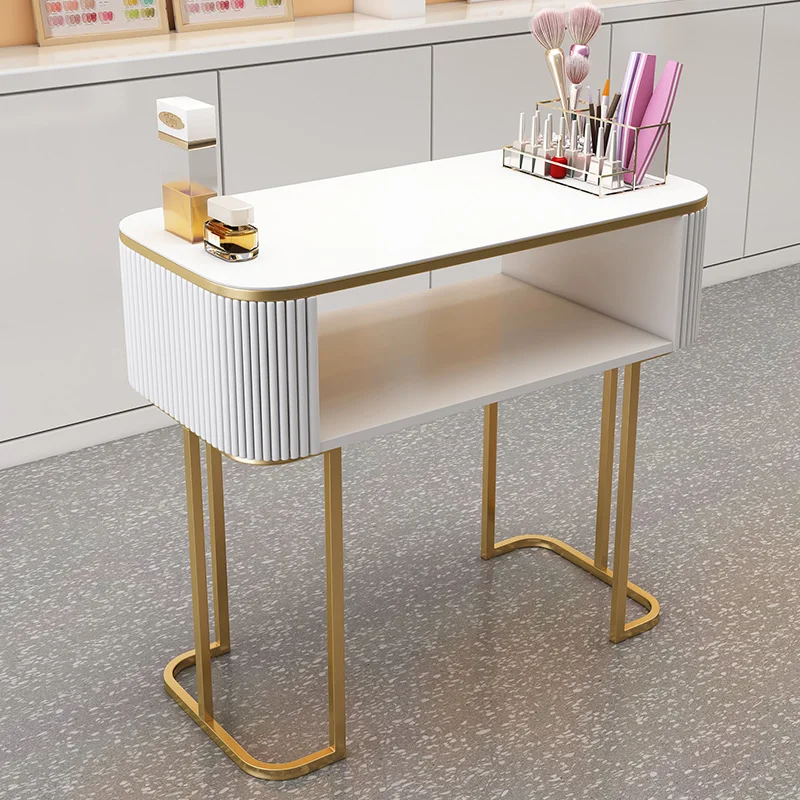 Dressing Table Salon Station Mesa Manicure Nail Designer Folding Tables Desk Set Aesthetic Chair Dust Collector Tech De Makeup