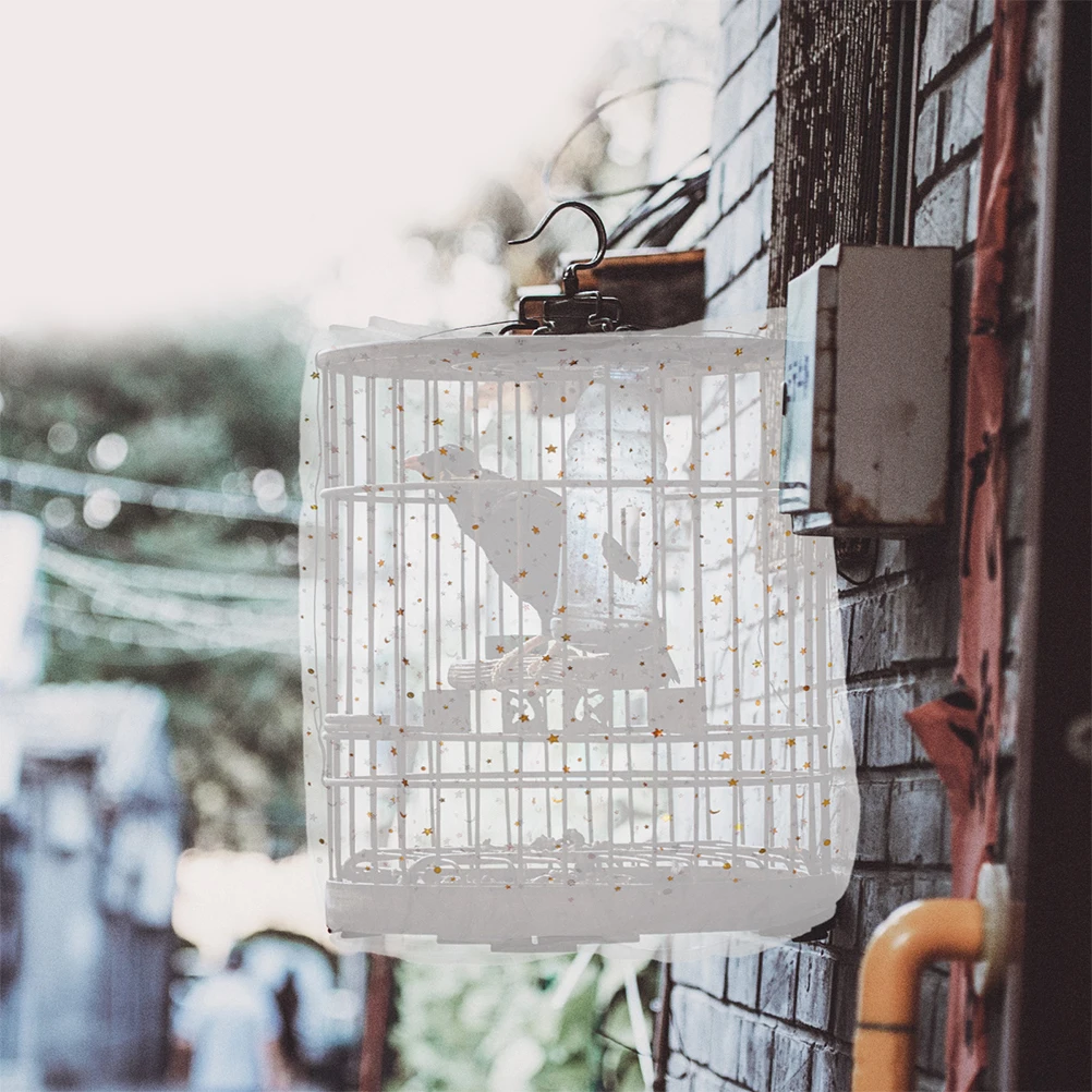 

2Pcs Bird Cage Cover Multiple Purposes Mesh Skirt Protects Cages Keeps Room Clean Bird Cage Cover Indoor Birdcage Cover,