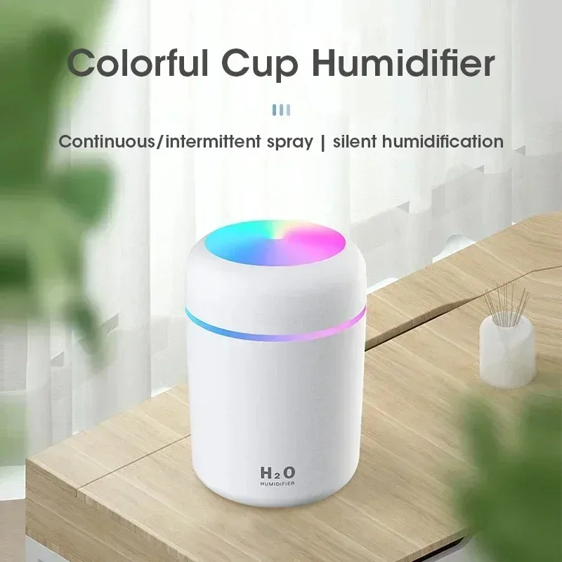 Mini USB Portable Spray Humidifier Atomizer Small Desktop for Car Essential Oil Aromatherapy Mister