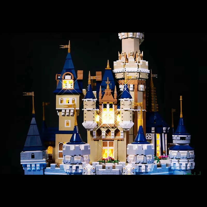 Zestaw oświetlenia LED RC DIY do LEGO 13132 Moldking Paradise Princess Castle (tylko światło LED, bez modelu klocków)