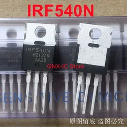 10PCS/Lot 100% Real Original New IRF540N Mosfet Transistor IRF540 IRF540NPBF 1RF540N TO220