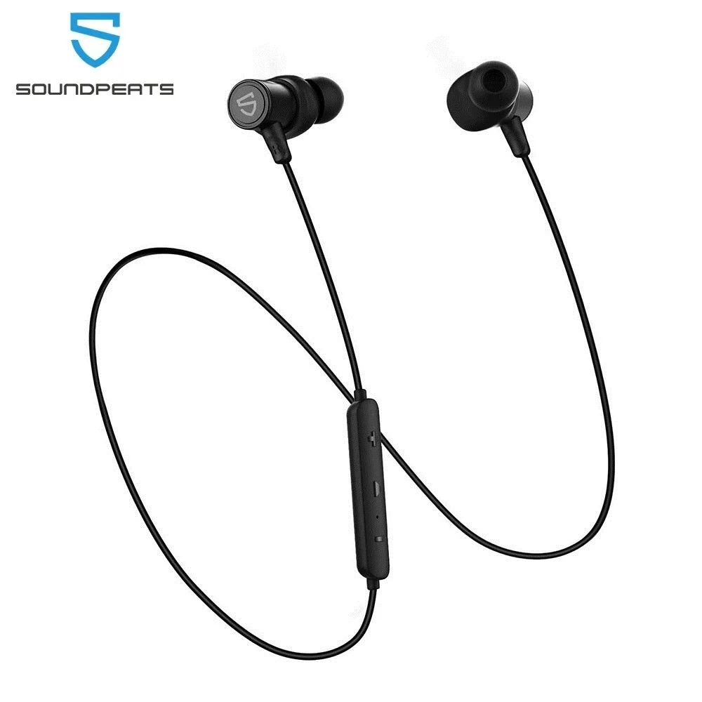 SoundPEATS Q30 HD+ Bluetooth Headphones aptX-HD in-Ear Stereo Wireless V5.2 Magnetic Earphones IPX5 Sweatproof Earbuds with Mic