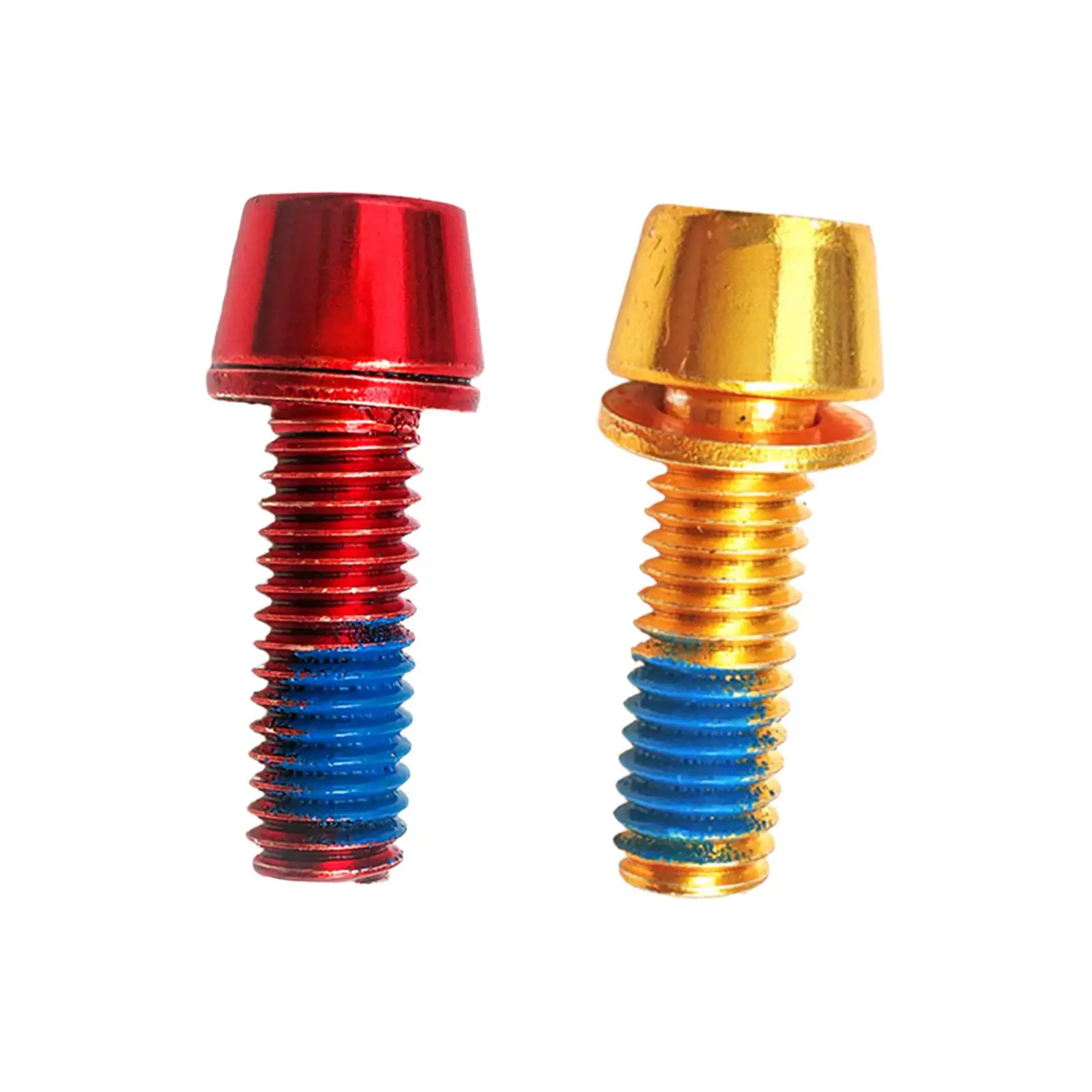 M6x18mm Bicycle Stem Screws Kit High Performance Handlebar Bolt Replacement Parts for Road Bike Upgrades
