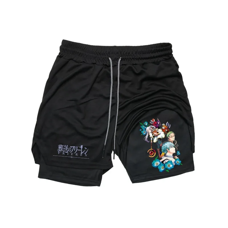 

Шорты для тренировок и лагеря, мужские комплексные шорты для тренировок 2-в-1, летние боевые шорты для бега, фитнеса, бега в тренажерном зале, тайские боксерские шорты