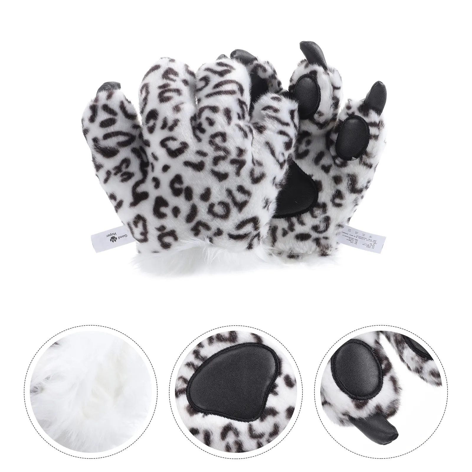 

Gloves Simulated Snow Paws Winter Hat for The White Bridegroom