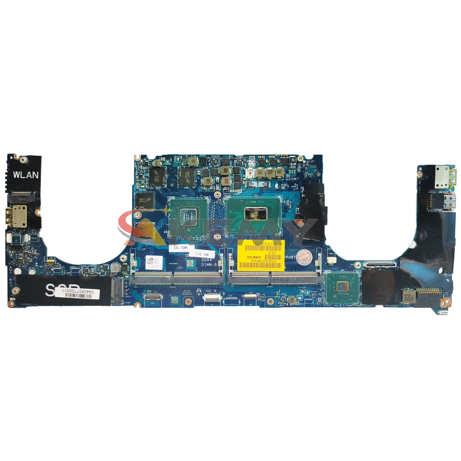 Imagem -02 - Placa-mãe para Laptop Dell Precision 5530 Xps 15 9570 com Cpu i5 i7 i9 P1000 P2000 Mainboard 0971p6 0kmyjt 03dpfv La-g341p de