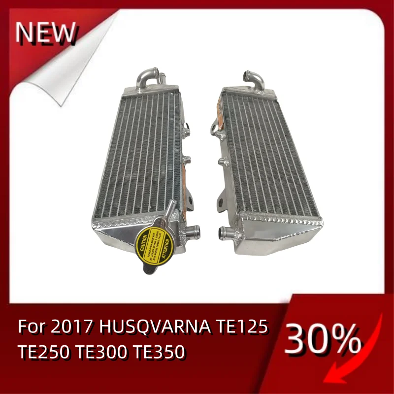 

Aluminum Radiator For 2017 HUSQVARNA TE125 TE250 TE300 TE350 TE 125 250 300 350 Cooler Cooling Coolant