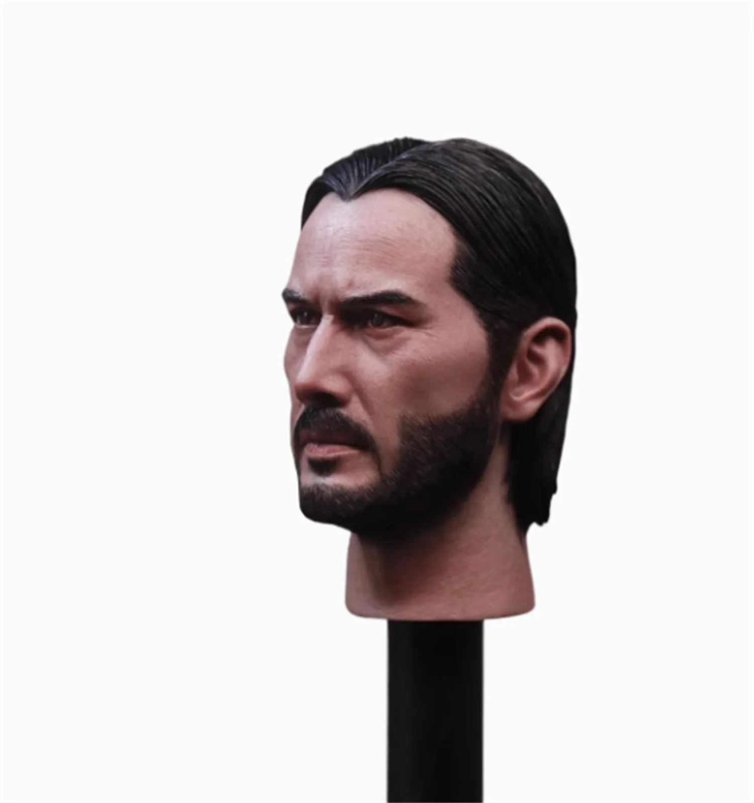 

TM015 1/6 Scale Keanu Reeves Injured Normal Head Sculpt Carving Delicated 12''Figure Model for 12" Action Figure Body Soldier