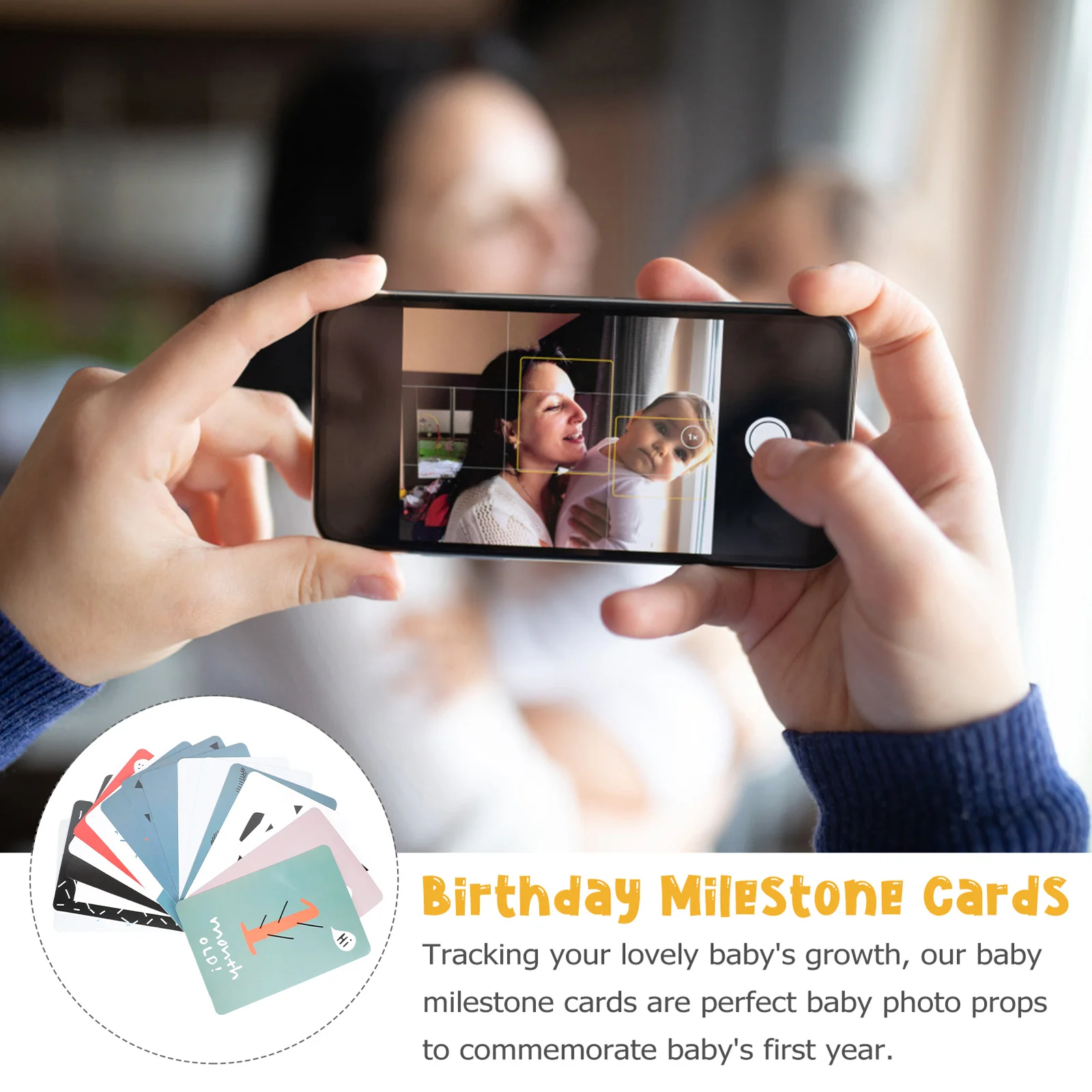 

20Pcs Baby Milestone Cards High Quality Printed Clear Photography Props Newborn Monthly Age Photo Set Milestone Cards