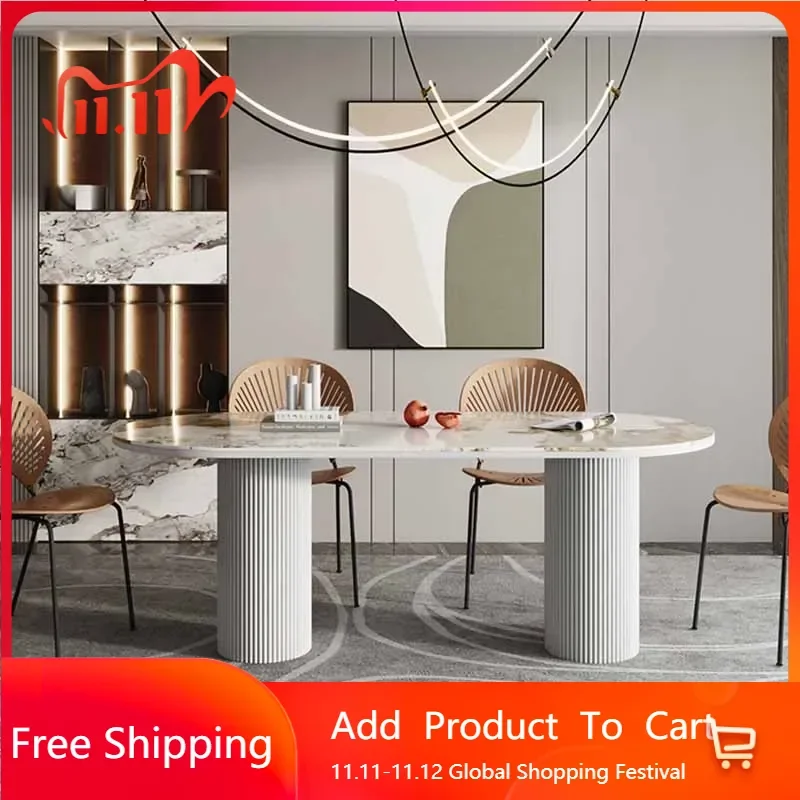 

Органайзер Кухонный органайзер Обеденный стол Роскошные белые журнальные столики в вестибюле Офисный центр Современная мебель для отелей Mesa De Comedor