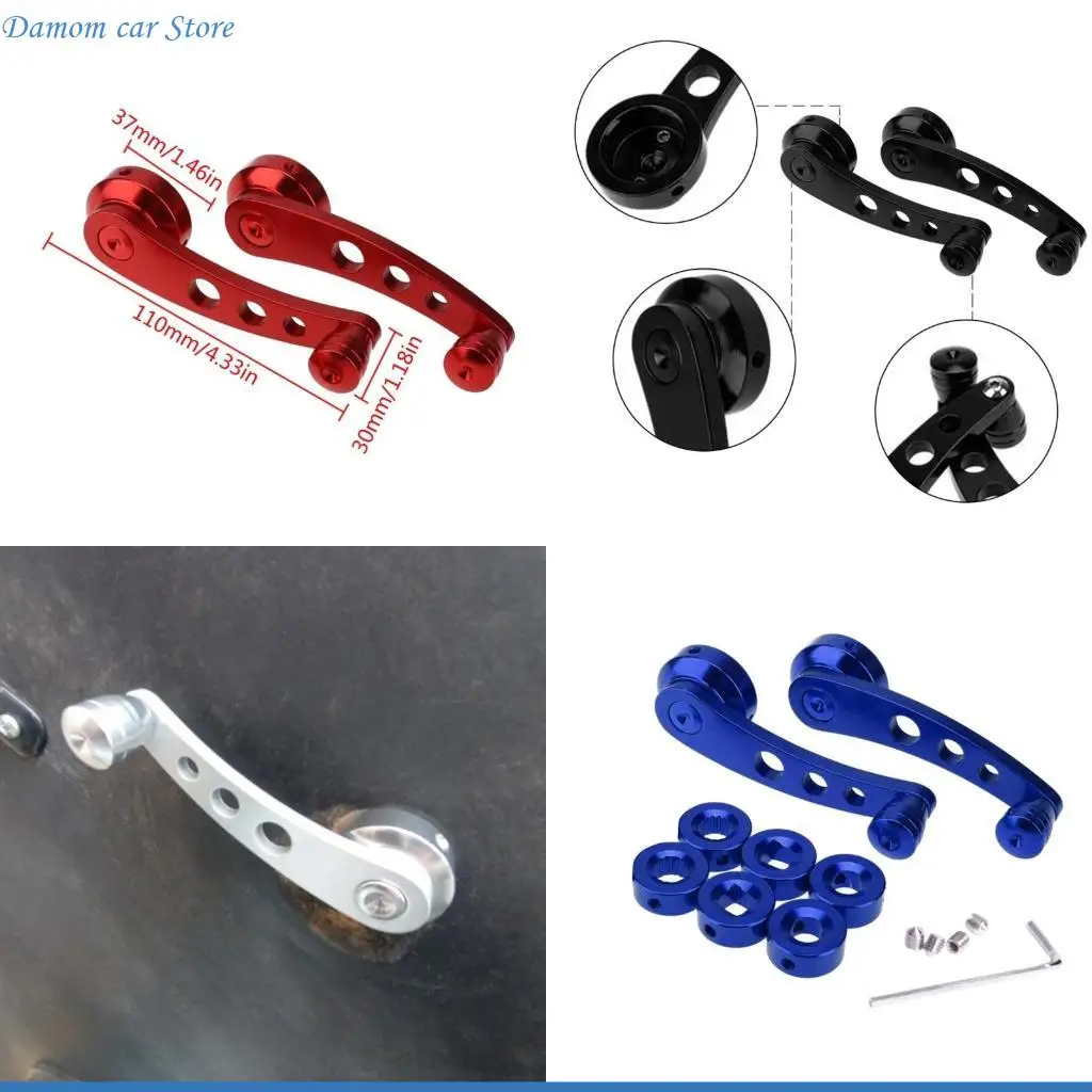 

A2UC 2PCS Universal Car Billet Aluminum Window Glass Crank Renter ближе к Winder Truck