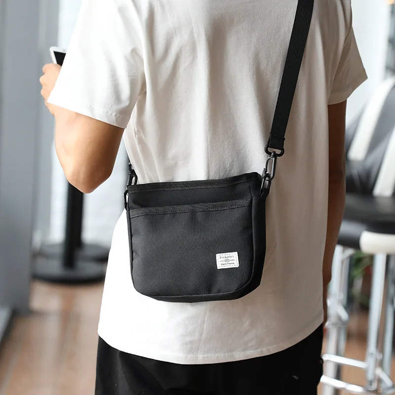 Men trendy crossbody bag Oxford cloth Leisure messenger bag