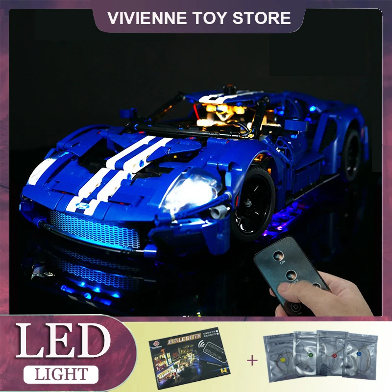 DIY LED Light Kit For LEGO 42154 Fords GT Super Sports Car Building Block Set（Only LED Light,Without Blocks Model）