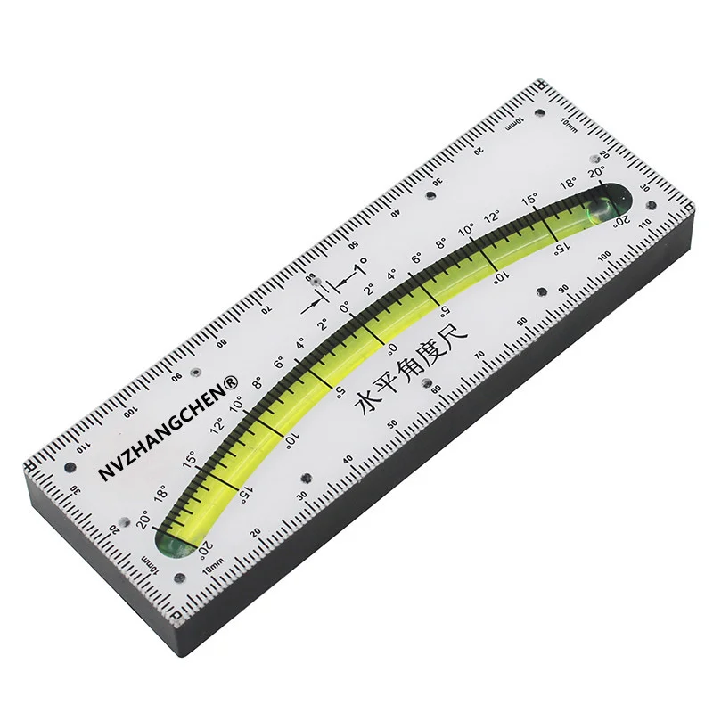 High precision Horizontal Angle Ruler Square Horizontal Bubble Level Spirit Level Ruler for Diy Home Improvement Measuring Tool