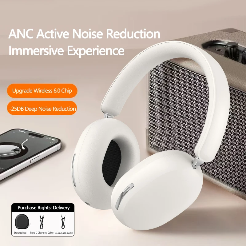 New product PX15ANC over-ear Bluetooth headphones with charging earpiece