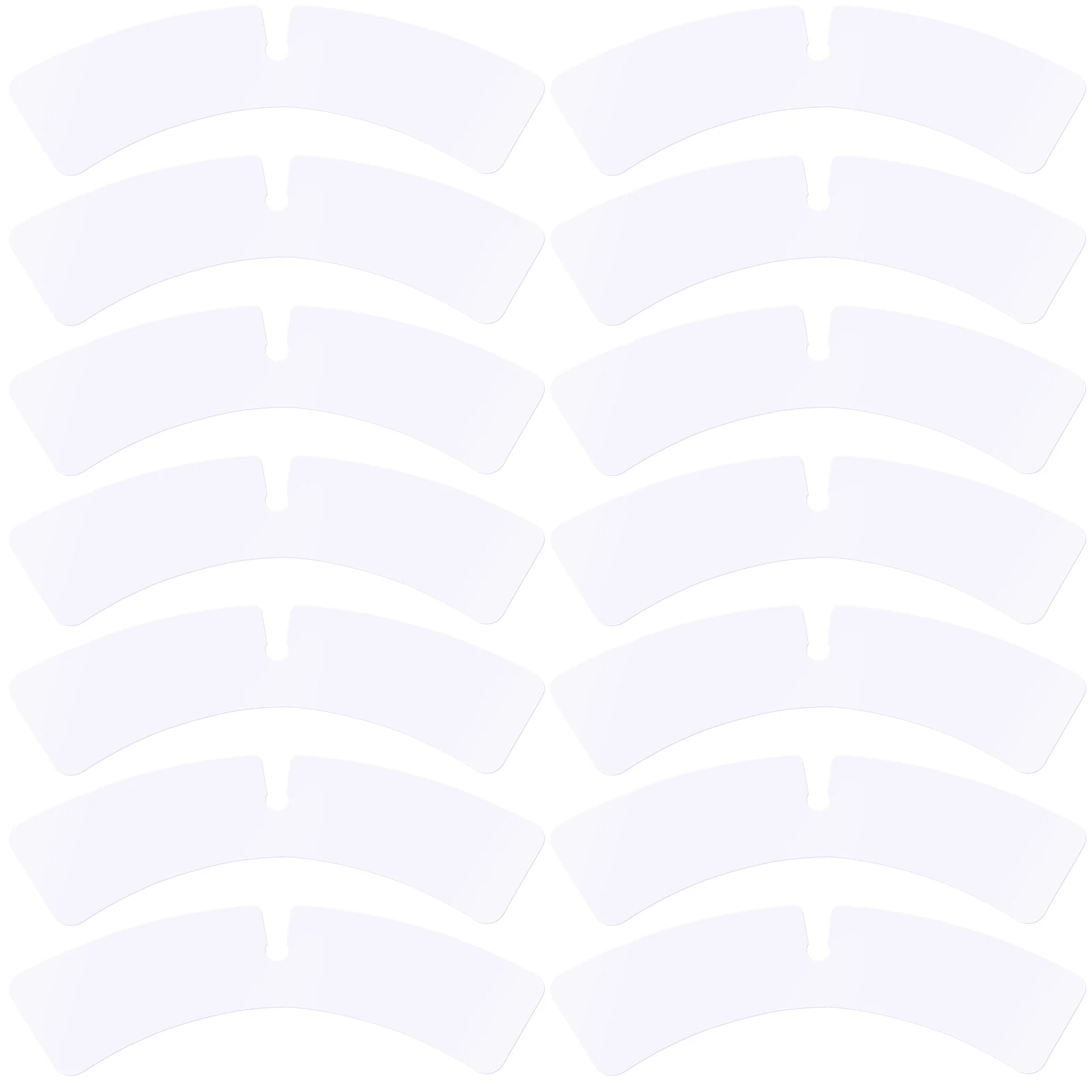 100 шт., поддержка для мужских рубашек, пластиковые вставки для воротника рубашки, формирователь воротника рубашки, прозрачные легкие подставки