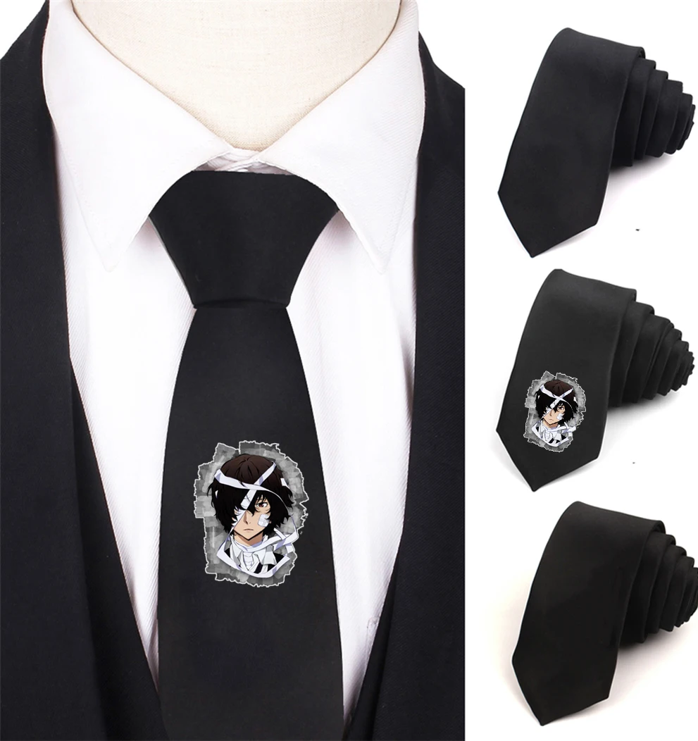 

Kids boys necktie Tie school easy ties Anime Bungo Stray Dogs Necktie Boy's Children Necktie Neck Tie Teenager Neck Tie