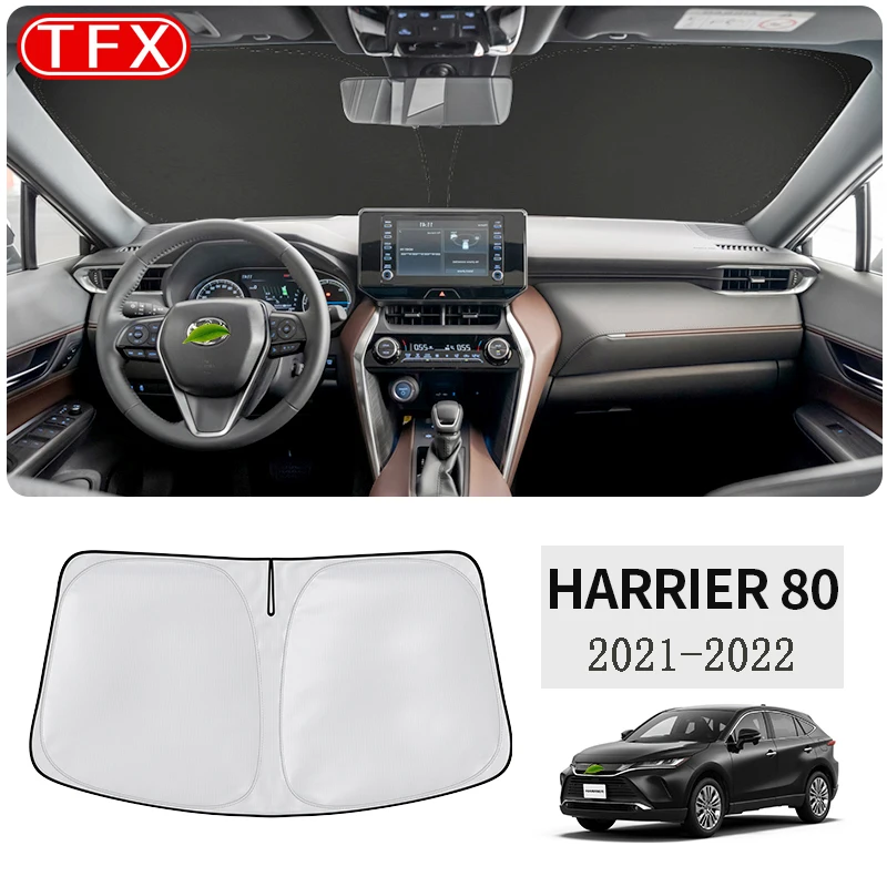 

For Toyota HARRIER 2021-2023 Car Styling Nano-Insulat Windshield Sunshade Front Window Sun Shade Visor Auto interior Accessories