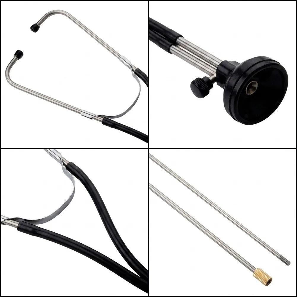 For Engine Inspection Car Stethoscope Stainless Steel Diagnostic Tool Automotive Tool Stainless Steel Construction