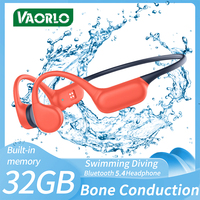 New X20  True Bone Conduction Wireless Headphone Bluetooth 5.4 IPX8 Depth Waterproof Built-in 32GB MP3 Play For Swimming Diving