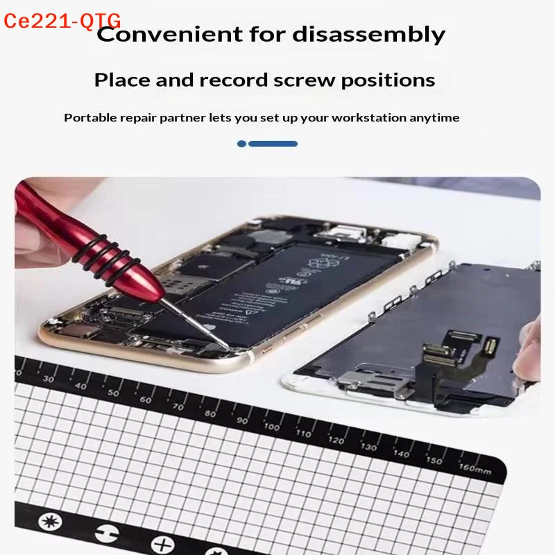 *Magnetic Screw Storage Mat Soft Silicone Repair Pad For Phone Tablet Laptop Precision Disassembly Pro Maintenance Tool Work Pad
