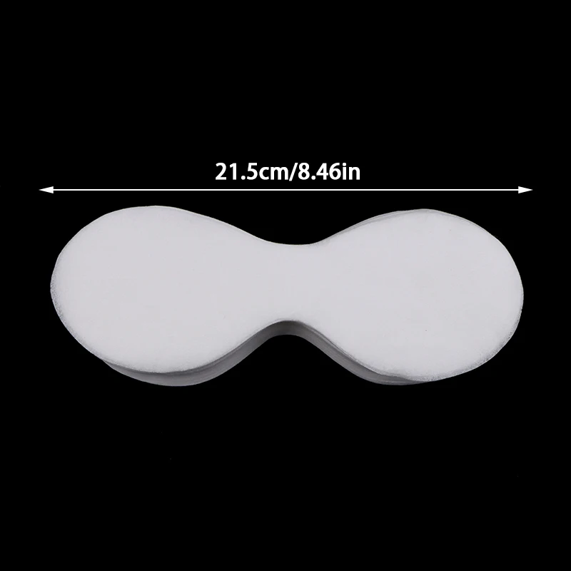 100Pcs Disposable Eye Mask DIY Natural Cotton Eye Paper Women Essential Product Ultrathin Silk Eye Paper Mask Do Wholesale