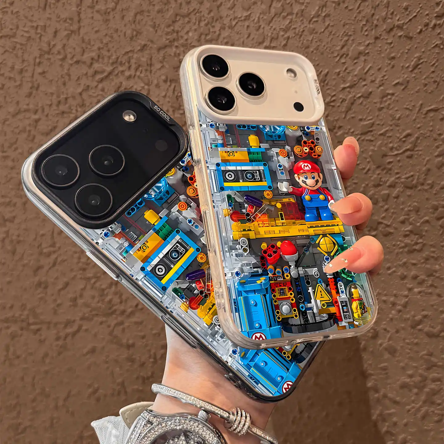 الفاخرة بنة الأنابيب عامل جراب هاتف آيفون 17 برو ماكس 11 12 13 14 15 16 برو 17Air 16 زائد مكافحة قطرة غطاء سيليكون