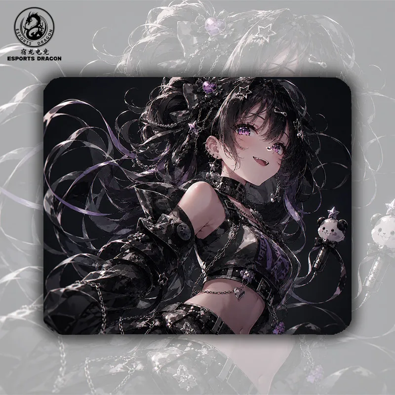 E-Sports Professional FPS Cool Etching Tempered Glass Mouse Pad Gaming Waterproof Anti-fouling Desk Mat PC Laptop Office Desktop